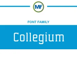 Collegium: Download Free Font MaisFontes