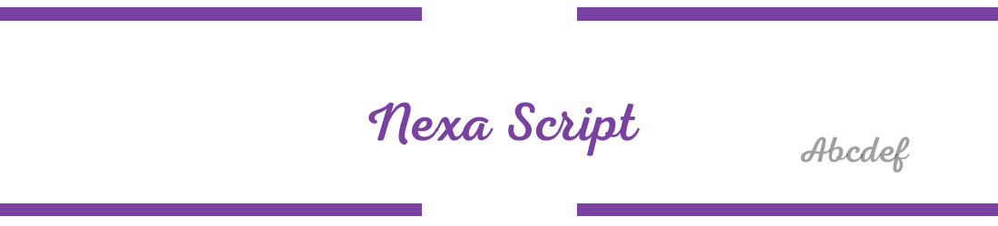 Nexa Script: Free Font Download | MaisFontes