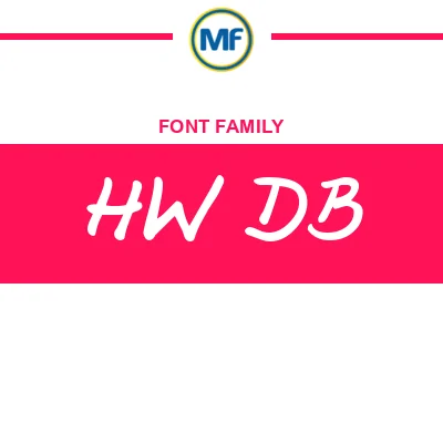 Download HW DB Fonts | MaisFontes