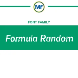 Formula Random Medium: Free Font Download | MaisFontes