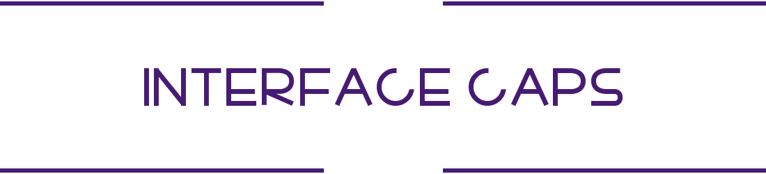 INTERFACE CAPS Font: Free Download | MaisFontes