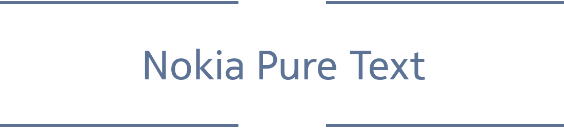Nokia Pure Text Bold Font: Free Download | MaisFontes