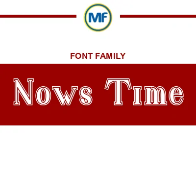 Nows Time Font Family: Download Free | MaisFontes