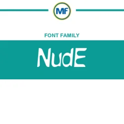 NudE: Free Font Download MaisFontes