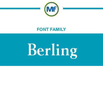 Berling Font Family: Download Free MaisFontes