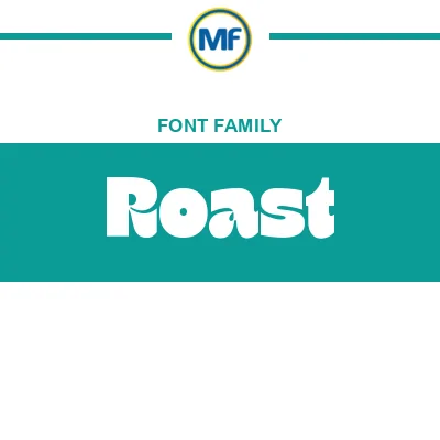 Roast Font Family: Free Download | MaisFontes