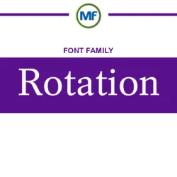 Rotation Bold Font: Free Download | MaisFontes