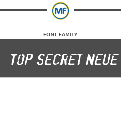 Top Secret Neue Font Family: Free Download | MaisFontes