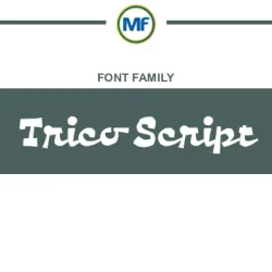 Trico Script One: Free Font Download | MaisFontes