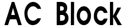 AC Block: Free Font Download | MaisFontes