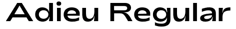 Adieu Regular Font: Free Download | MaisFontes