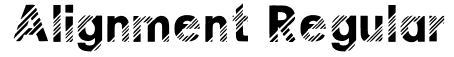 Alignment Regular: Free Font Download | MaisFontes