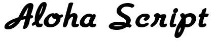 Aloha Script: Baixar Fonte Grátis | MaisFontes