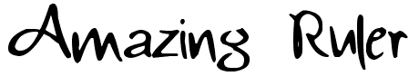Amazing Ruler: Baixar Fonte Grátis | MaisFontes