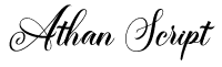 Athan Script Font: Free Download | MaisFontes
