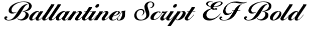 Ballantines Script EF Bold: Download Free Font | MaisFontes