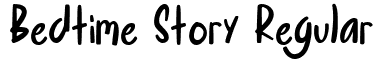 Bedtime Story Regular Font: Free Download | MaisFontes