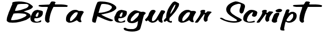 Beta Regular Script: Free Font Download | MaisFontes