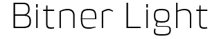 Bitner Light: Free Font Download MaisFontes