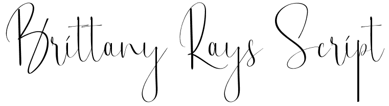 Brittany Rays Script: Free Font Download | MaisFontes