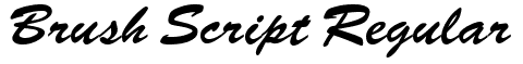 Brush Script Regular: Baixar Fonte Grátis | MaisFontes