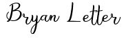 Bryan Letter Font: Free Download | MaisFontes