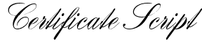 Certificate Script: Free Font Download | MaisFontes