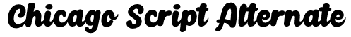 Chicago Script Alternate Font: Free Download | MaisFontes