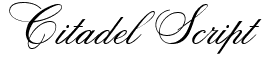 Citadel Script Std Font: Free Download | MaisFontes