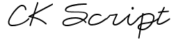 CK Script: Free Font Download | MaisFontes