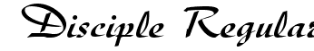 Disciple Regular: Free Font Download | MaisFontes
