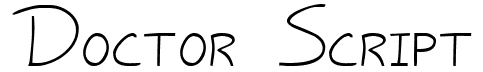 Doctor Script Font: Free Download | MaisFontes