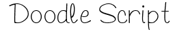 Doodle Script: Download Free Font | MaisFontes