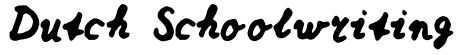Dutch Schoolwriting: Free Font Download | MaisFontes