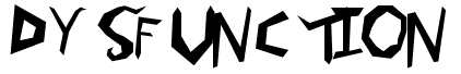 Dysfunction: Free Font Download | MaisFontes
