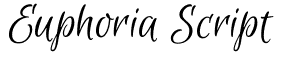 Euphoria Script Font: Free Download | MaisFontes