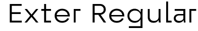 Exter Regular Font: Free Download | MaisFontes