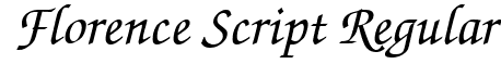 Florence Script Regular Font: Free Download | MaisFontes
