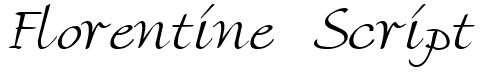 Florentine Script Font: Free Download | MaisFontes