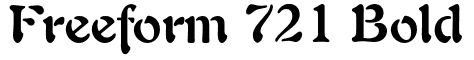 Freeform 721 Bold: Download Free Font | MaisFontes
