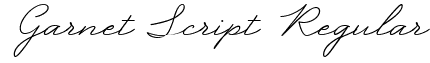 Garnet Script Regular: Descargar Fuente Gratis | MaisFontes