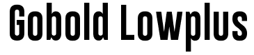 Gobold Lowplus: Free Font Download MaisFontes Gobold Lowplus: Free Font Download MaisFontes