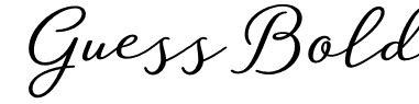 Guess Bold: Download Free Font | MaisFontes