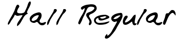 Hall Regular Font: Free Download | MaisFontes