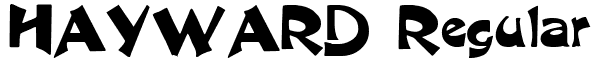 HAYWARD Regular: Free Font Download | MaisFontes