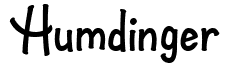 Humdinger Font: Free Download | MaisFontes