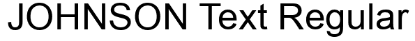 JOHNSON Text Regular Font: Free Download | MaisFontes