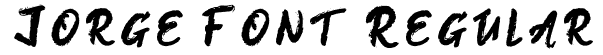 Jorge Font Regular Font: Free Download | MaisFontes