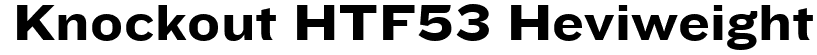 Download Knockout HTF Fonts | MaisFontes