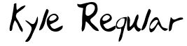 Kyle Regular: Free Font Download | MaisFontes